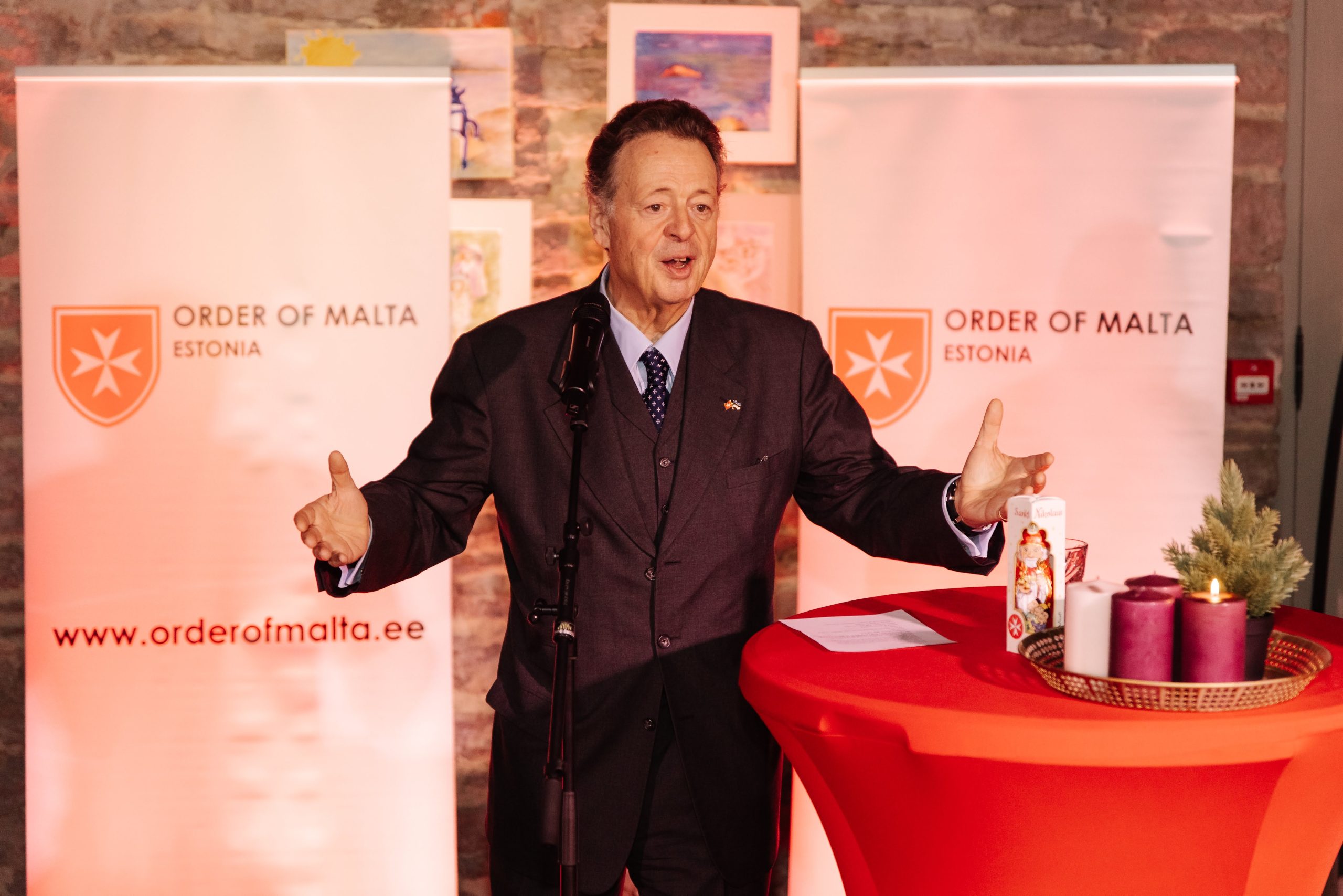 Ambassador hosted the St. Nicholas Day reception in Tallinn