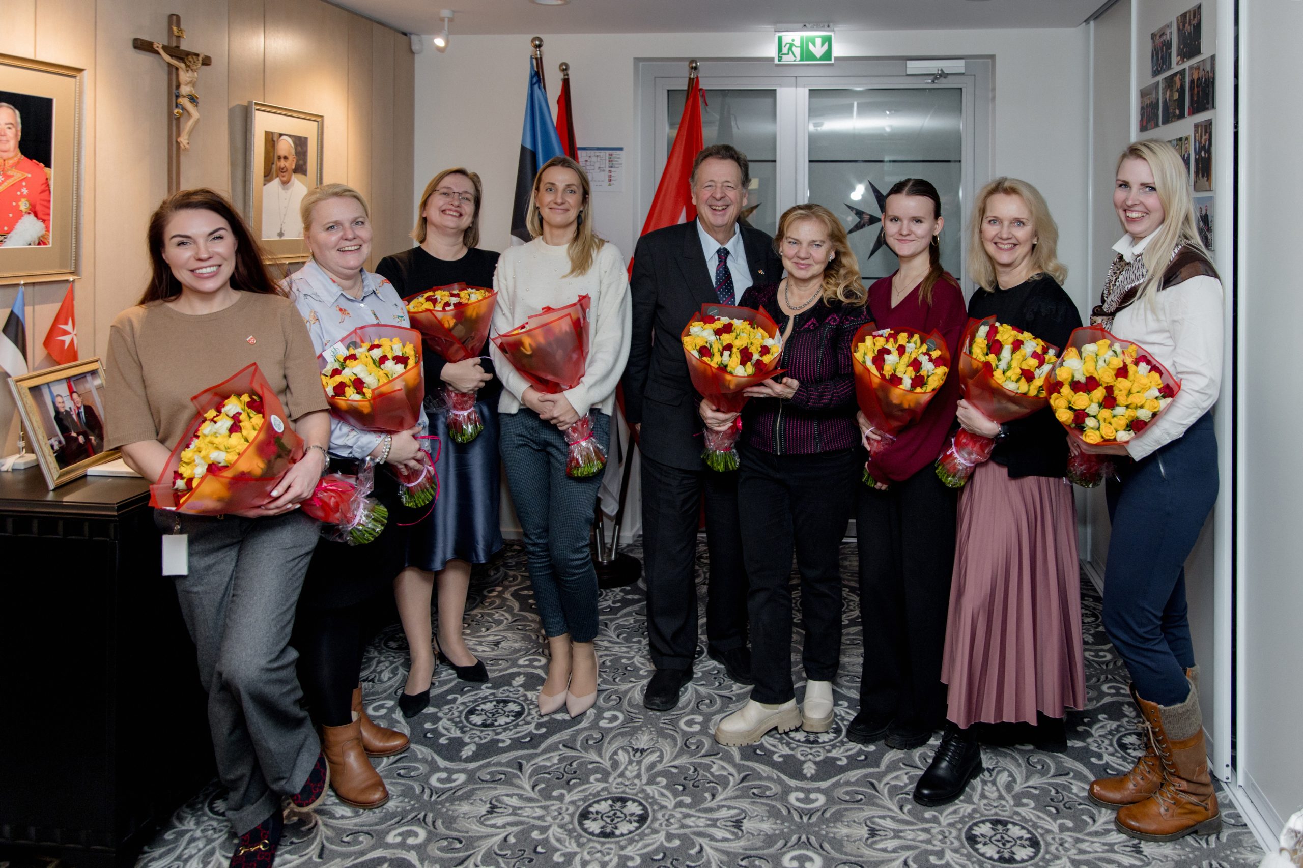 Ambassador hosted a pre-Christmas reception
