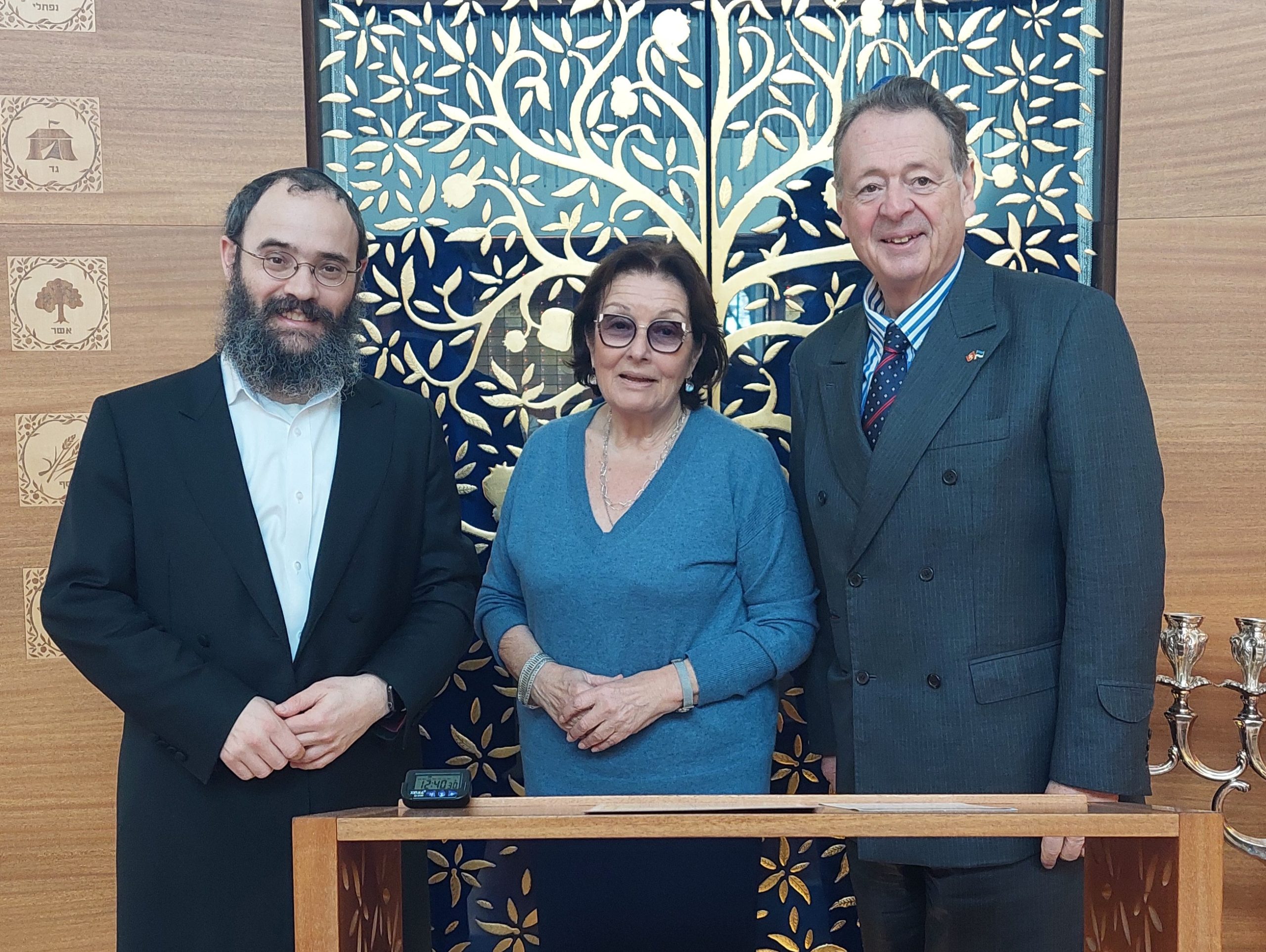Ambassador visited Tallinn synagogue